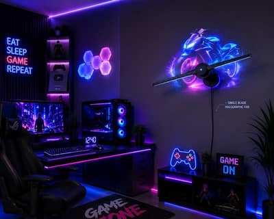 3d hologram fan