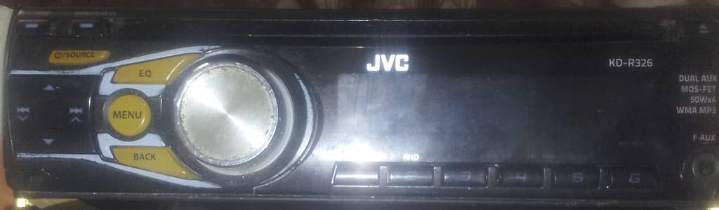 JVC KD-R326 CAR DECK WITH REMOTE