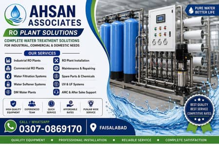 Commercial RO Plant Water Filteration Plant DM Water Plants