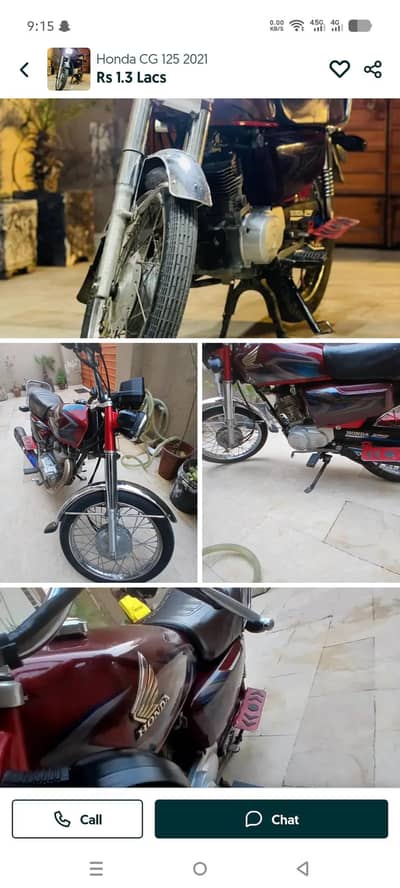Honda 125 good condition