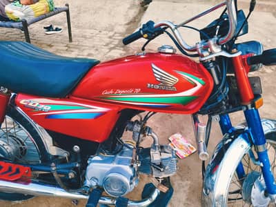 Honda CD70 2016 lush condition 10/10