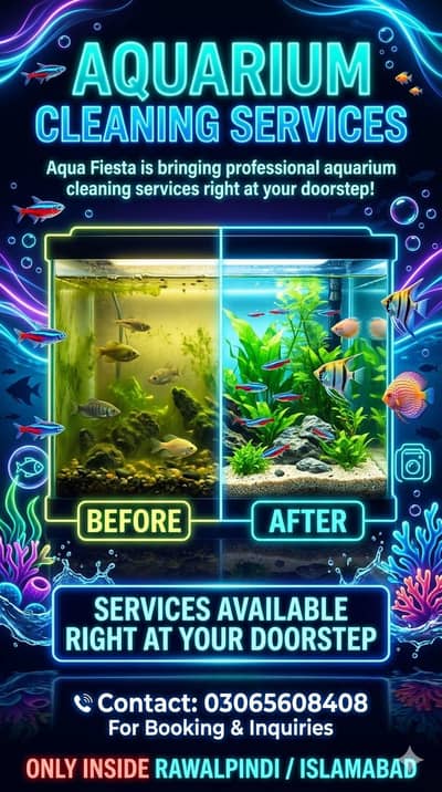 Aquarium cleaning services