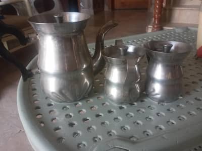 Steel Tea Set