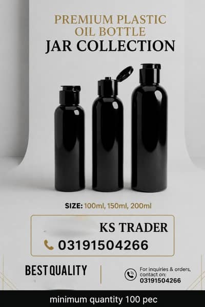 oil shampoo bottles collection