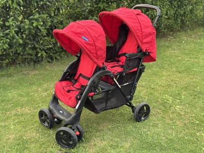 Twin Baby Stroller - Kids pram - Kids walker - kids stroller