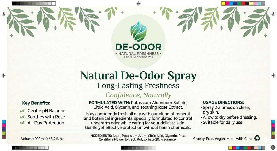 De-Odor (بسینے کی بو کا خاتمہ) 1