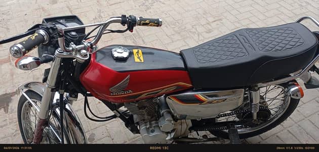  Honda CG 125 Self Start Model 2021-22 – Excellent Condition 10/10