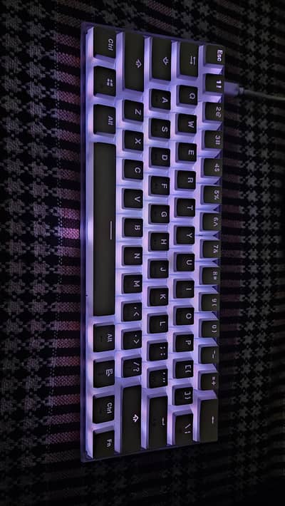 RGB gaming keyboard wired with blue switch