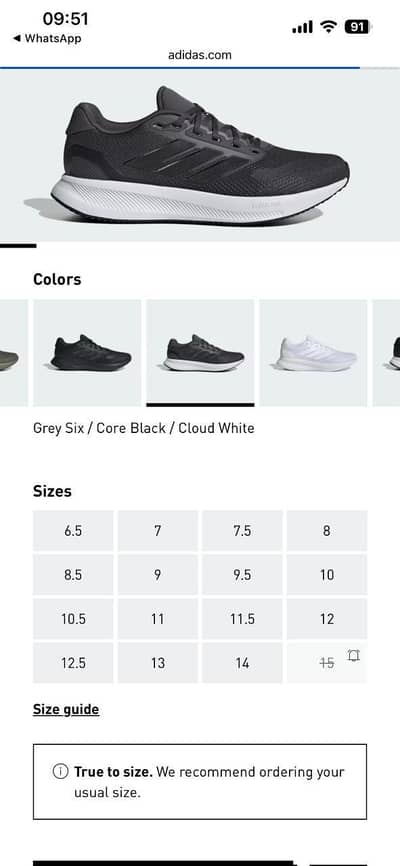 Addidas Runfalcon 5 running shoes