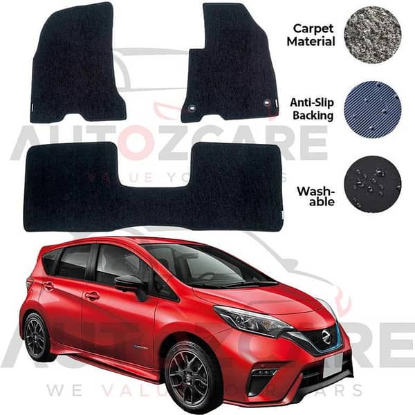 Nissan Note e-Power Genuine Fitting Carpet Floor Mat 3PCS - Model 2012-2020