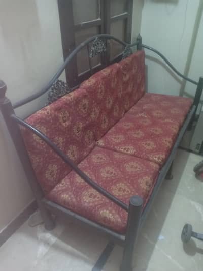 iron sofa set 5 seats