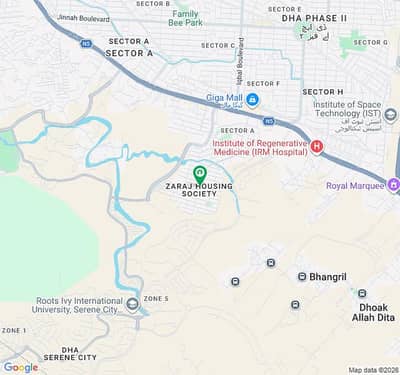 10 Marla Plot For Sale in Zaraj Housing Scheme Islamabad