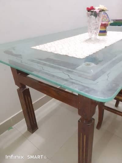 Dining Table with 6 chairs available for sale