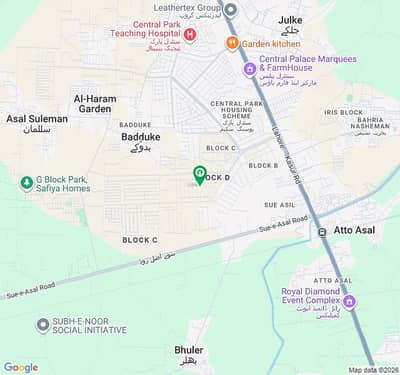 Prime Location 10 Marla Residential Plot In Central Park Housing Scheme Of Lahore Is Available For sale