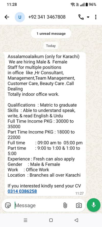 work on beaut care products