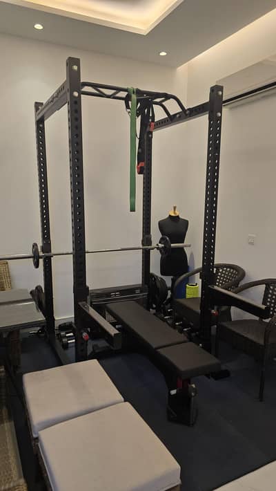 Heavy Duty Complete Rack Home Gym for Strength Training
