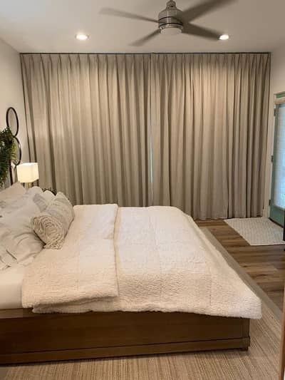 New Curtains Installed  Room Makeover with Beautiful Curtains 