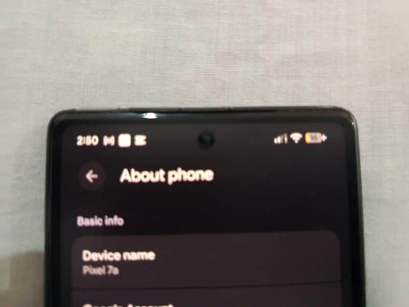 Google Pixel 7a 0