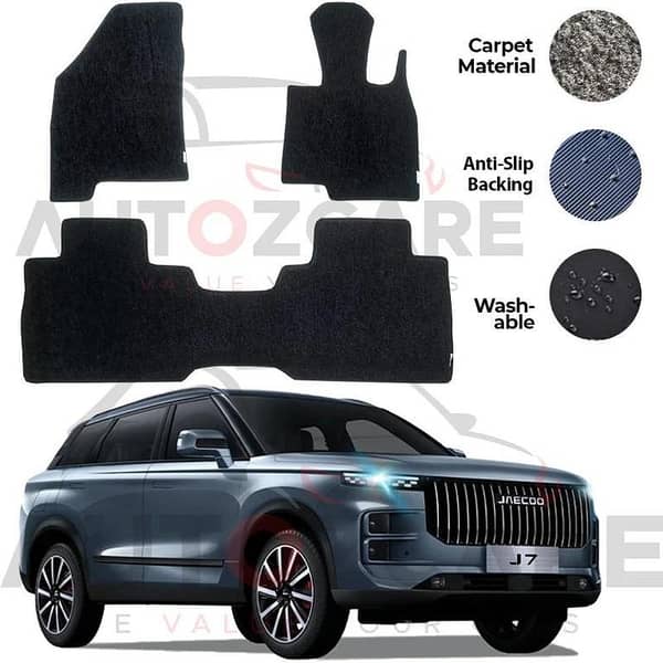 Jaecoo J7 Genuine Fitting Carpet Floor Mat 3PCS - Model 2025