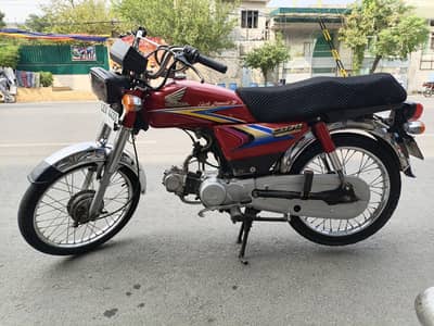  Honda CD 70 Model 2010 (Red Color) For Sale