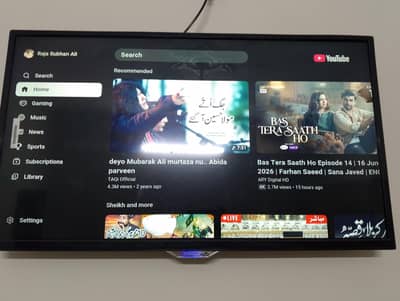 Wisdom Share smart Android tv for sale with YouTube,appstore