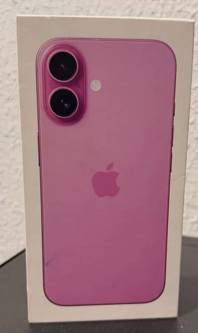 Iphone 16 pink box pack