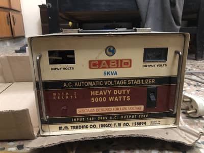 Casio 5000 voltage stablizer