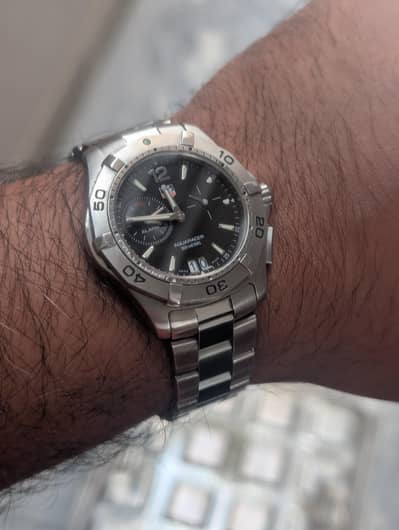 TAG Tag Heuer Aquaracer Alarm watch model WAF111Z