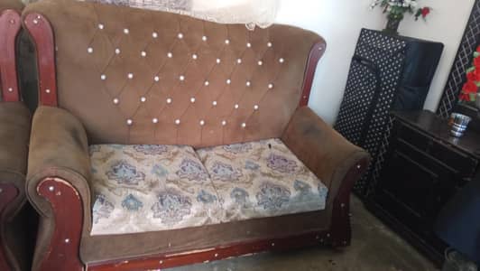 2 seater and 1 single sofa
