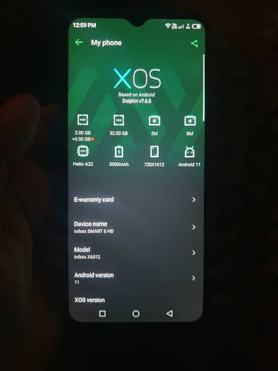 Infinix Smart 6 forsale. contact 03185600507