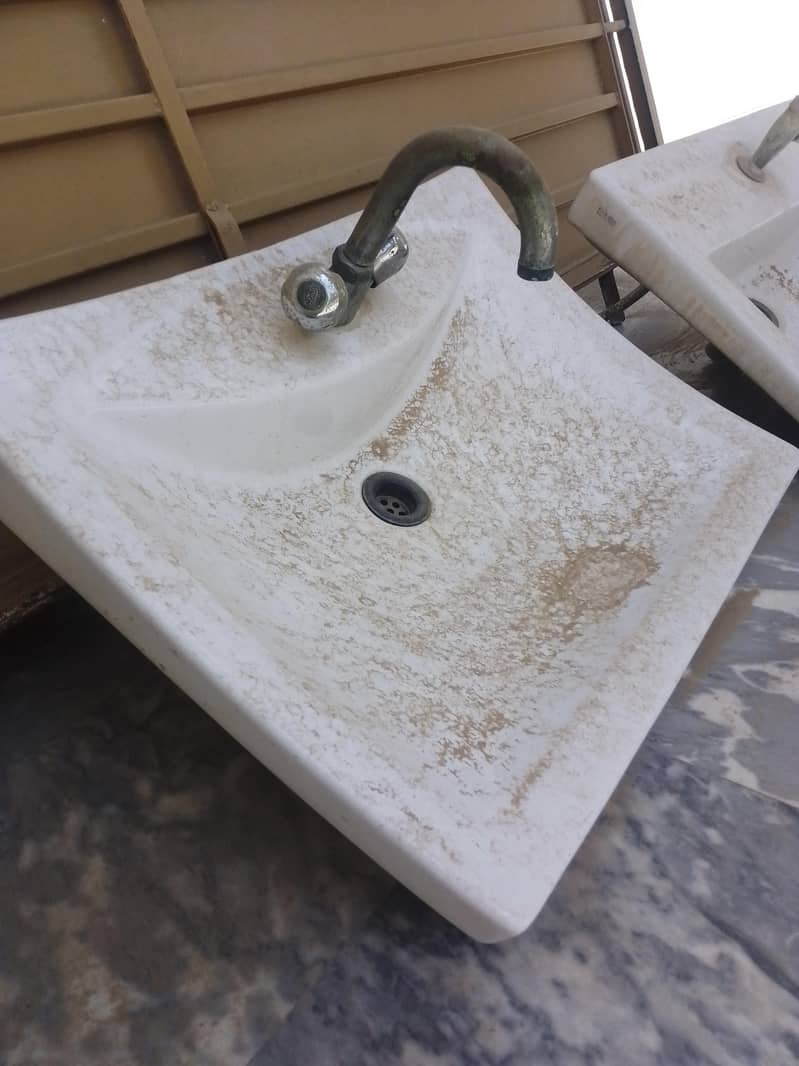washed basins 1