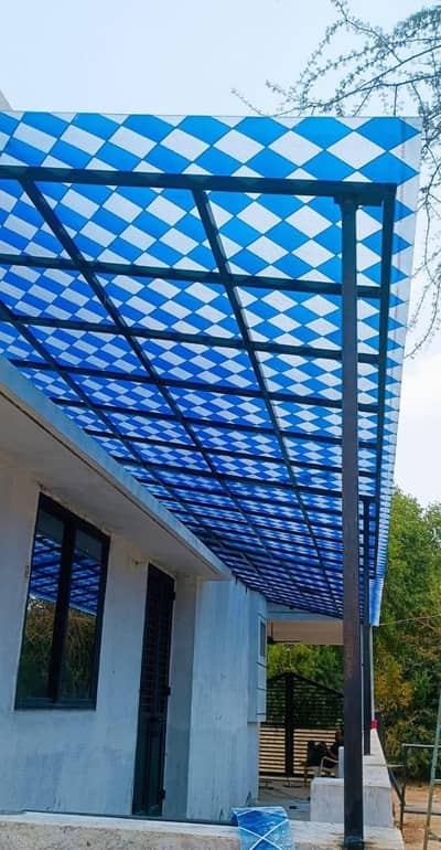 fiberglass works/ sheets / Doors / parking sheds