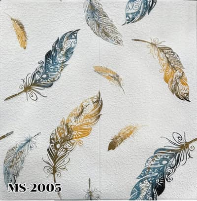 Wallpaper-Pvc wall paper-Fluted wallpanel-grass-Wooden floor-Vinyl