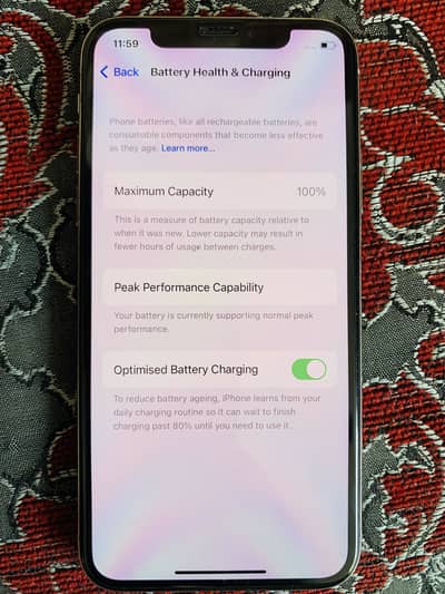 iPhone X (256gb) Non-Pta| Face ID & True Tone Active | Battery 100%