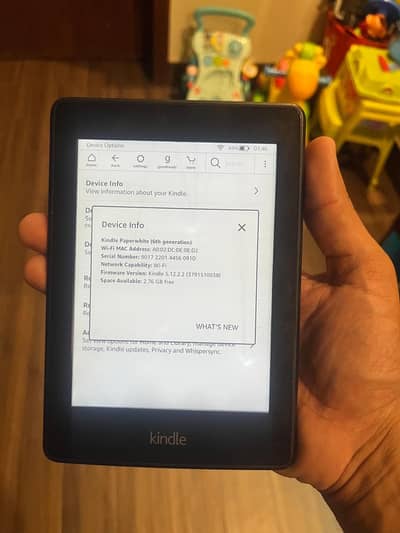 Kindle paperwhite 6th generation - 4 GB