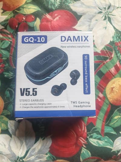 GQ-10 DAMIX NEW WIRELESS EARPHONE  GOOD BASS