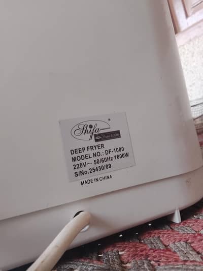 Deep fryer 1600w