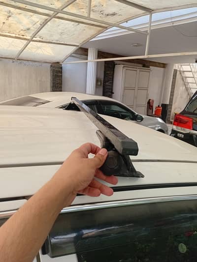 Car roof rack cross bar.