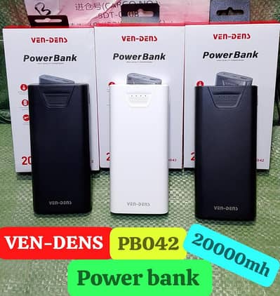 PB042 20000mAh - Super fast charging 3 Mobile Ek Saath Charge Karo!`