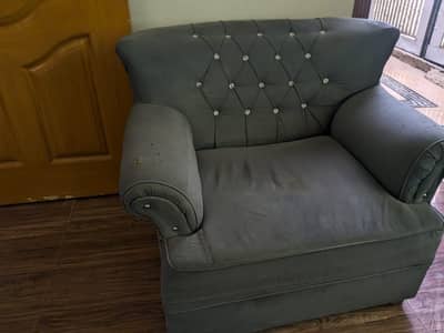 5 seater sofas with cover one table