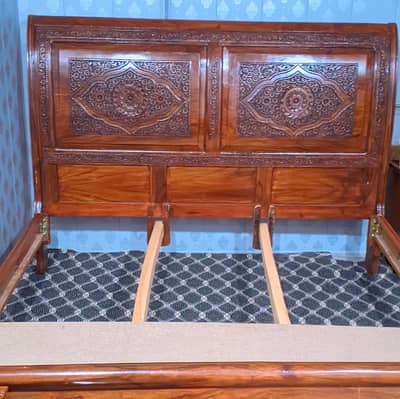 Wooden Double Bed for Sale