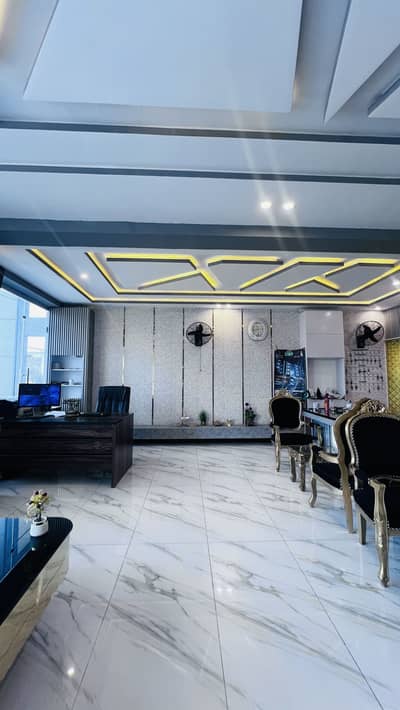 4 SHOPS OFFICE FOR SALE FULLY FURNISHED 2 SIDE OPEN 30 FEET FRONT CDA APPROVED PROJECT