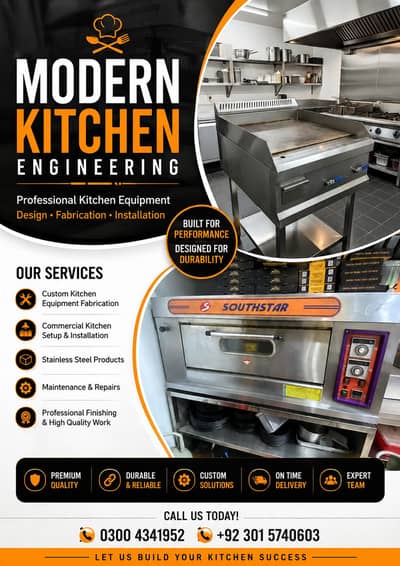 Custom Stainless Steel Kitchen Equipment