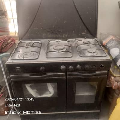 Cooking range 5 burners 100℅ working condition