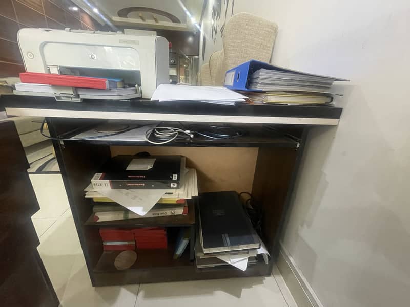 2 Office Table with side table 4