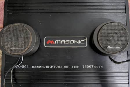 4Channel High Power 1600Watts Amplifier