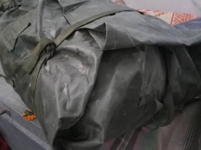 Army leather tent