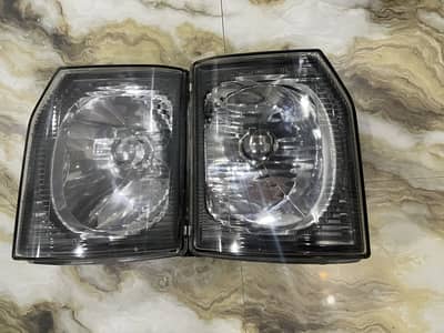 pajero parts crystal lights steering side mirror