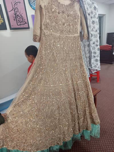 full heavy valima dress