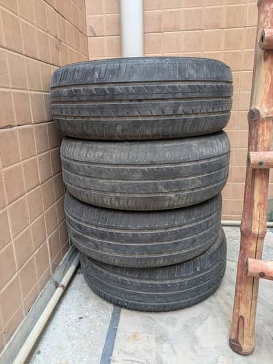 Yokohama Tyres 215/55 R16 — Set of 4 (Used, Good Condition)